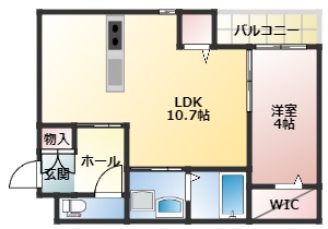 アート樟葉の間取り