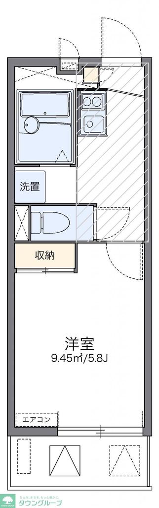 レオパレス翔の間取り