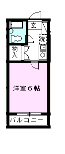 ミラ轟の間取り