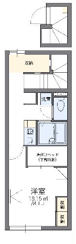 レオパレスかさぎのの間取り