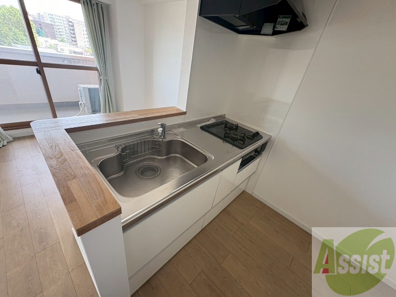 キッチン　システムキッチンなので、すぐお料理に使えます！