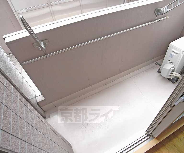 バルコニー　洗濯物も乾きます！