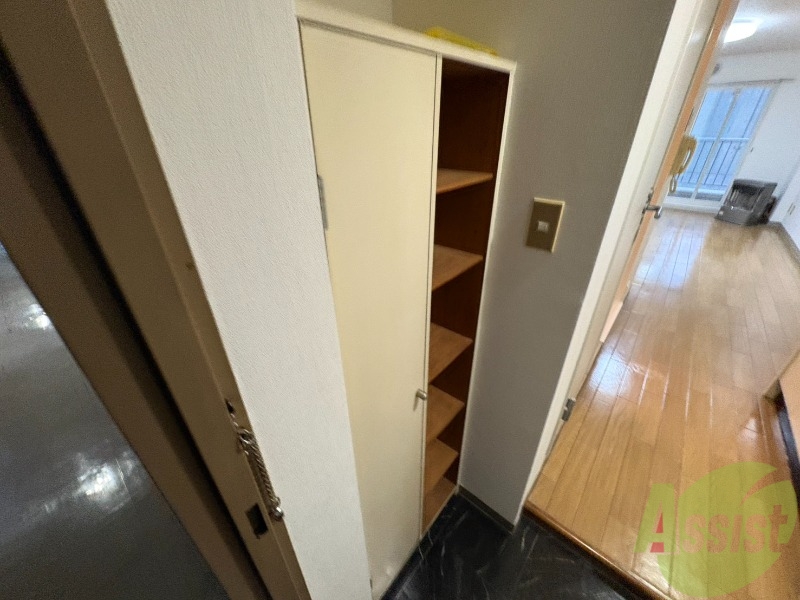 収納　たくさん靴をしまえるシューズボックスになっていました！