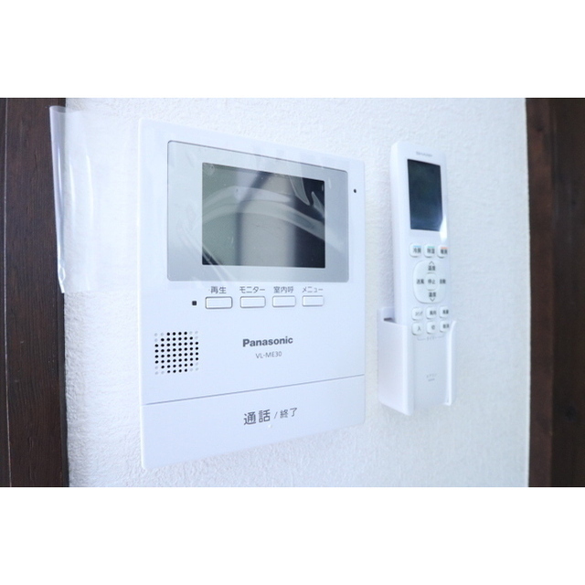 セキュリティ　モニター付きインターホンで安心♪