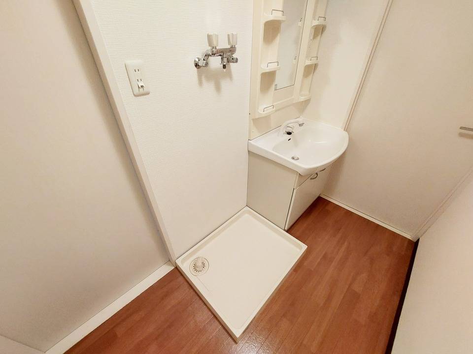 洗面設備　洗濯機置場