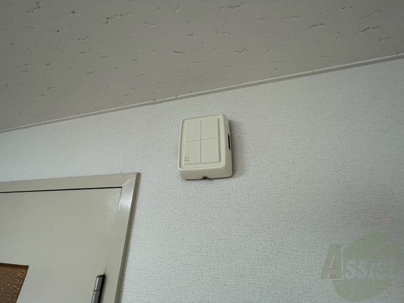 セキュリティ　来客時にはこちらのチャイムが鳴りますよ。