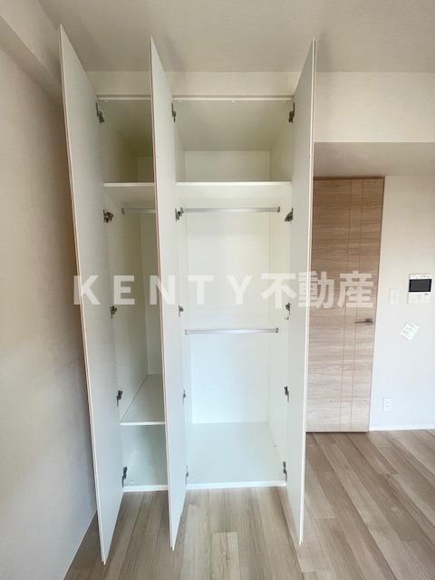 収納　十分な収納スペースがあります