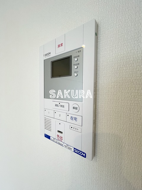 セキュリティ　安心のモニター付きインターホンです♪