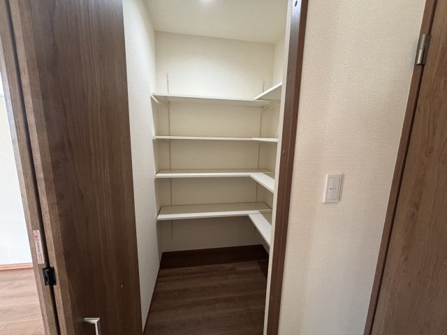 収納　十分な収納スペースがあります
