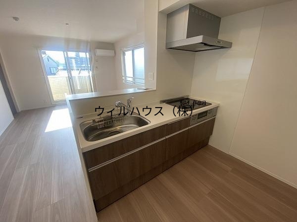 キッチン　３口ガスコンロ！