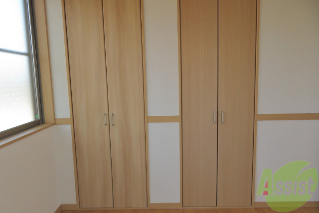収納　沢山収納出来そうなクローゼットがありました