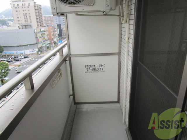 バルコニー　見晴らしが良いですよ