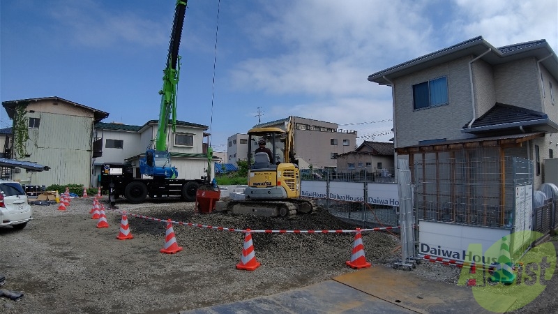 居室・リビング　建設中
