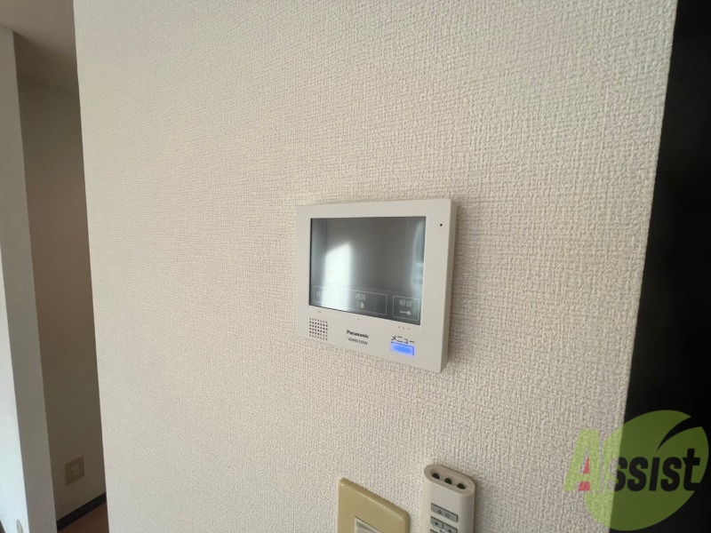 セキュリティ　インターホンで来客確認ができます。安心ですね。