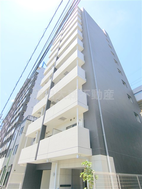建物外観　2021年5月築　RC鉄筋コンクリート造地上11階建て1K