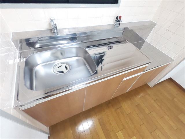 キッチン　ガスコンロ設置可能