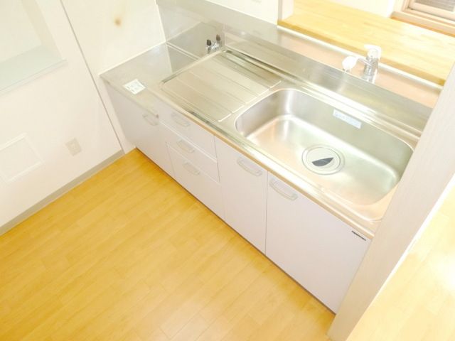 キッチン　２口ガスコンロ設置可