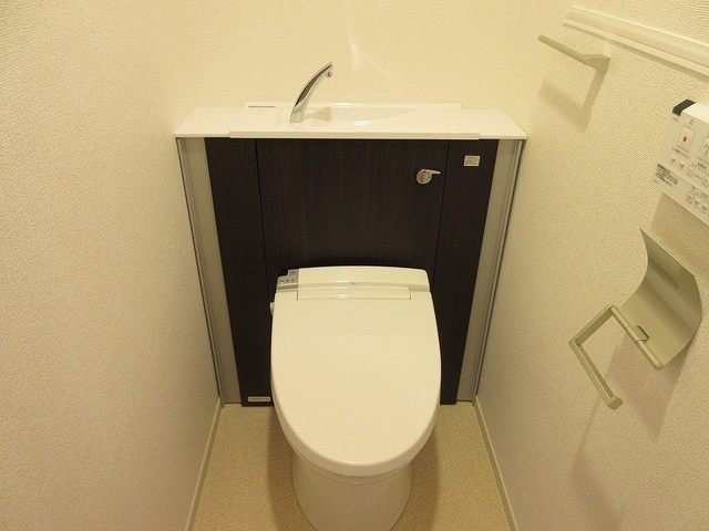 トイレ　ゆったりとした空間のトイレです
