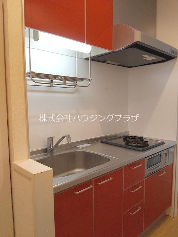 キッチン　ガス・グリル付システムキッチン
