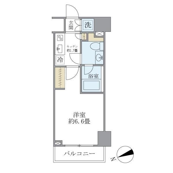 KDXレジデンス文京湯島の間取り写真