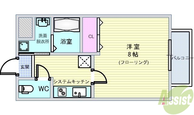 ハーモニー2の間取り写真