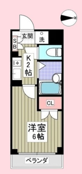 ＪＲ京浜東北線 川口駅 徒歩13分 4階建 築13年の間取り写真