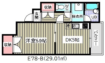 バーデンハイムマサキの間取り写真