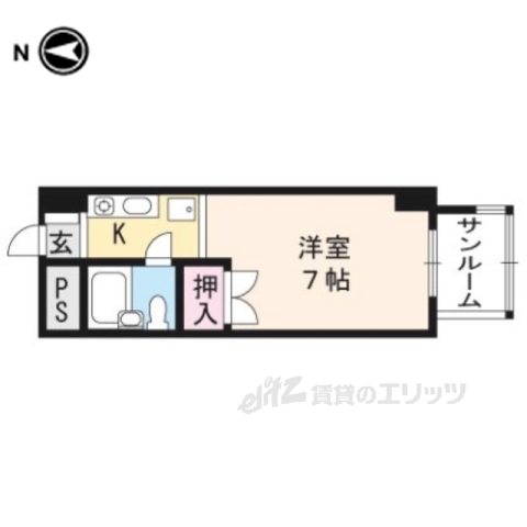 KITANOクレセントの間取り写真