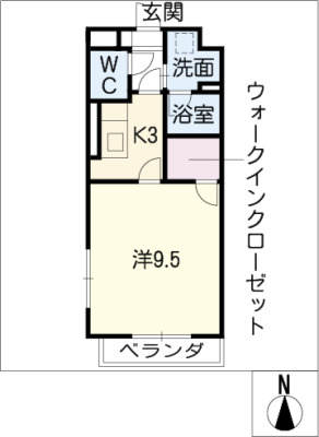 荒池シティーハウスの間取り写真