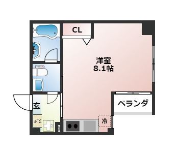 カスティーロ東十条の間取り写真