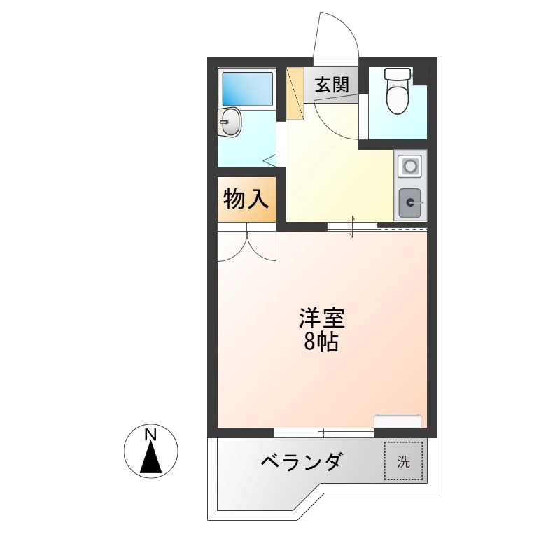 峰ヶ丘ハイツの間取り写真