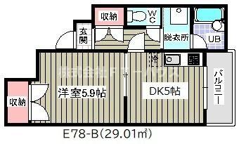 バーデンハイムマサキの間取り写真