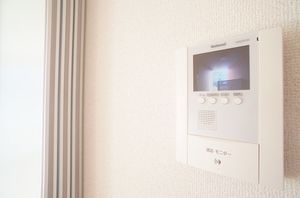 セキュリティ　カラーモニター付きドアホン