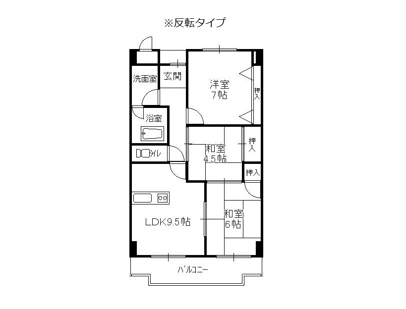 樽井コーストハイツの間取り