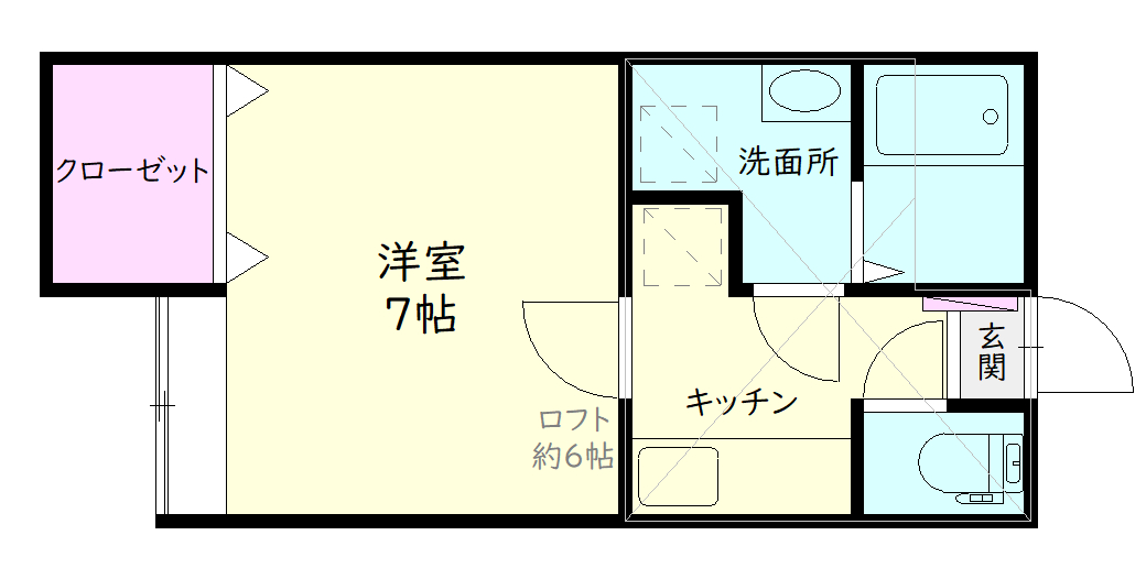 ハピネス21の間取り