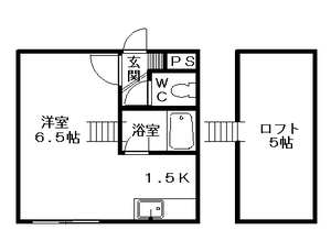 トレジャー平岸の間取り