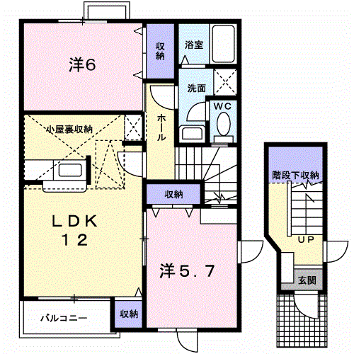 ビップハイツ　Ｍ－Iの間取り