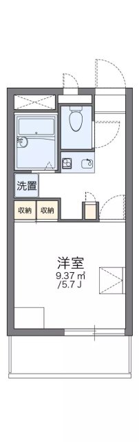 広島市南区丹那町のアパートの間取り