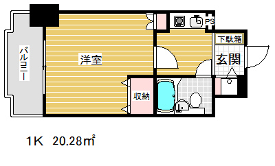 【ライオンズマンション三宮東第２の間取り】