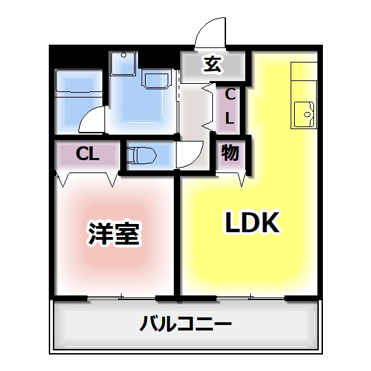 クイールIの間取り写真
