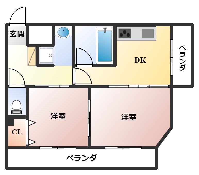 グレース豊中の間取り