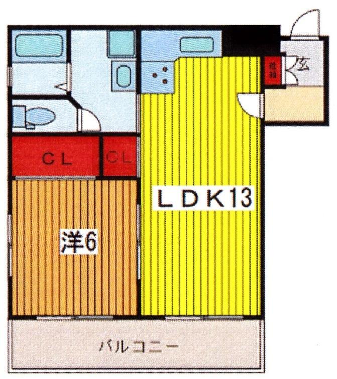 【藤和南浦和コープB棟の間取り】