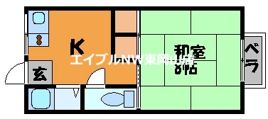 【カルチャーハウス　壱番館の間取り】