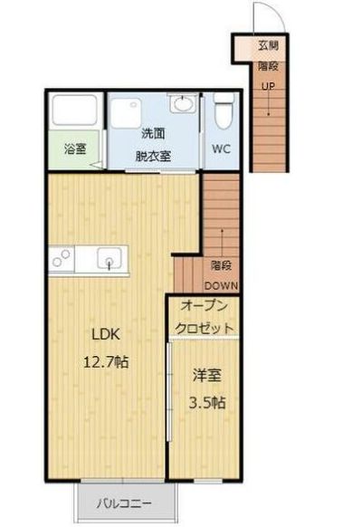 アステラス八乙女の間取り