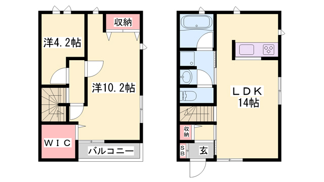 メゾンドルポンの間取り