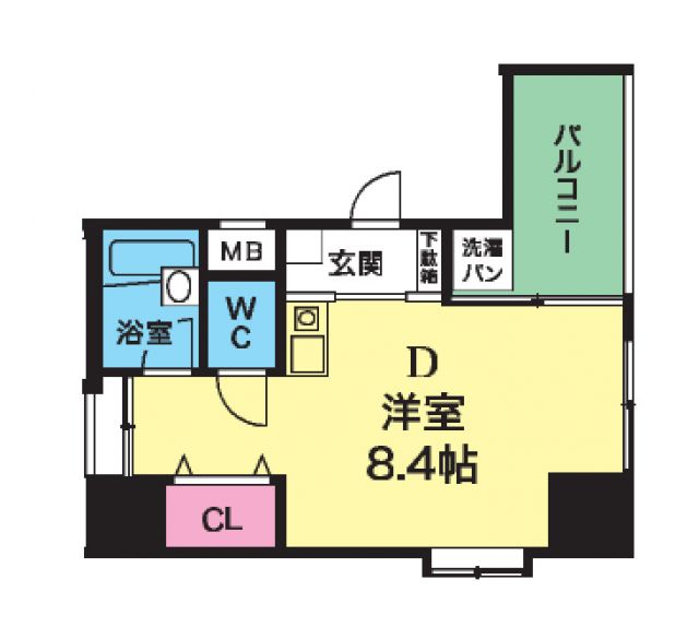 明石市小久保のマンションの間取り