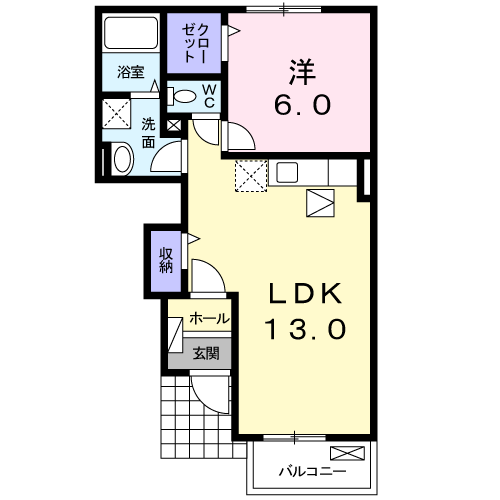 プリムローズIIの間取り