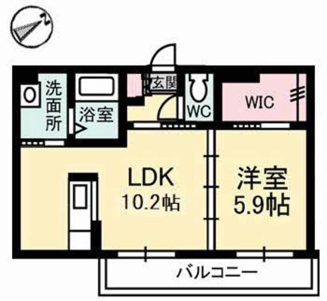 シャーメゾンＺｅｎの間取り