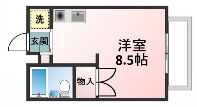 メゾン平山の間取り