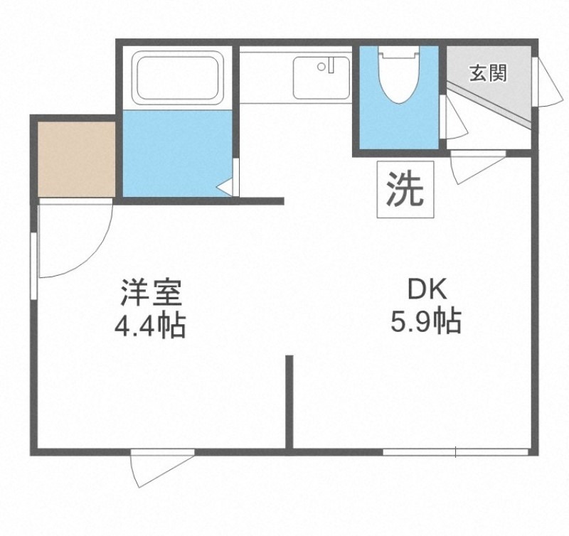 キラメック月寒中央の間取り